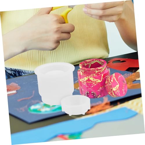 Tofficu Silikonform für DIY Töpfe mit Deckel Kleine Gießform für Epoxidharz Individuell Gestaltbares Vorratsglas Vielseitige Bastelform für Zuhause und Feierlichkeiten Tofficu Silikonform für DIY Töpfe mit Deckel Kleine Gießform für Epoxidharz Individuell Gestaltbares Vorratsglas Vielseitige Bastelform für Zuhause und Feierlichkeiten von Tofficu