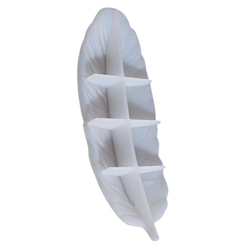 Tofficu Silikonform für Harz Tablett mit Blattmotiv Langlebige Resin Gießform für Spiegeloberfläche Vielseitige DIY Mould für Platten Untersetzer und Dekorative Kunstwerke von Tofficu
