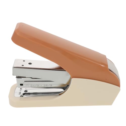 Tofficu Single Finger Binding Stapler Tragbarer Hefter Ergonomisch Schwerlast Desktop Hefter für Schule Büro Buch Papierbindung Handlicher Einfach zu Bedienen Für Dicke Papierstapel von Tofficu