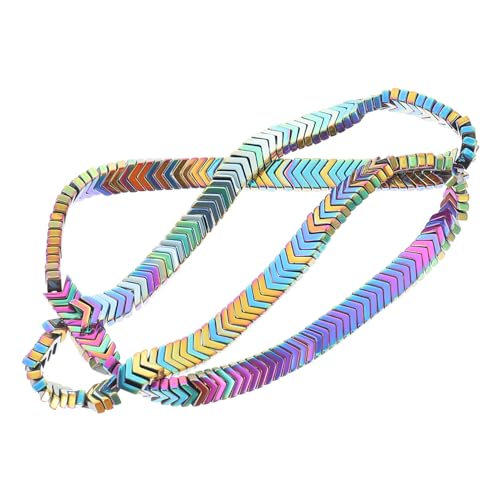 Tofficu Spacer Perlen Obsidian Streifen Diy Schmuckzubehör für Armbänder und Bastelprojekte Leicht und Farbenfroh für Erwachsene von Tofficu