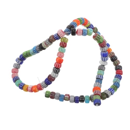 Tofficu Strang Glasperlen Kürbis Bunte Gestreifte Schmuckperlen Langlebige Bastelperlen für DIY Armbänder Halsketten Einfache Verarbeitung Vielseitig für Schmuckherstellung Tofficu Strang Glasperlen Kürbis Bunte Gestreifte Schmuckperlen Langlebige Bastelperlen für DIY Armbänder Halsketten Einfache Verarbeitung Vielseitig für Schmuckherstellung von Tofficu