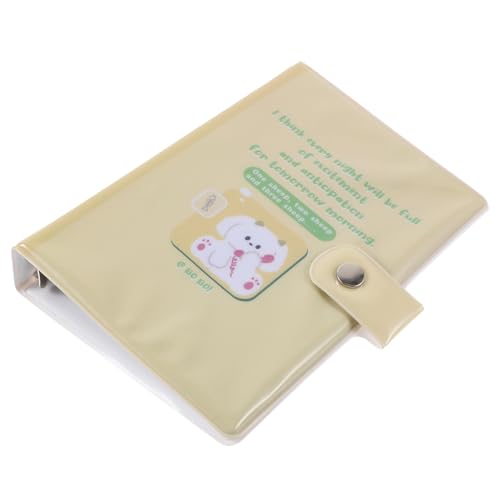 Tofficu Süßer Ordner Notizbuch Abdeckung Ordnerhülle 6-ringe Notizblock-schutzhülle Postkarten Alben Buchbinder Aus Papier Broschüre Dokumentenordner Diy-binderhülle Plastik Yellow Tofficu Süßer Ordner Notizbuch Abdeckung Ordnerhülle 6-ringe Notizblock-schutzhülle Postkarten Alben Buchbinder Aus Papier Broschüre Dokumentenordner Diy-binderhülle Plastik Yellow von Tofficu