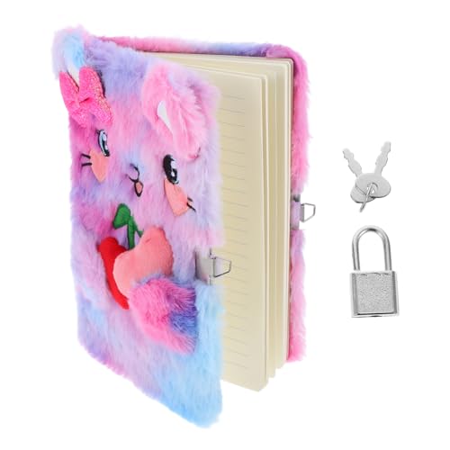 Tofficu Tagebuch mit Schloss und Plüschcover Weiches Katzenmotiv Notizbuch mit Schlüsseln Abschließbares Mädchen Tagebuch für Schreiben Zeichnen und Persönliche Aufzeichnungen Tofficu Tagebuch mit Schloss und Plüschcover Weiches Katzenmotiv Notizbuch mit Schlüsseln Abschließbares Mädchen Tagebuch für Schreiben Zeichnen und Persönliche Aufzeichnungen von Tofficu