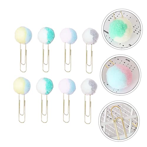 Tofficu Teiliges Bunte Büroklammern mit Doppelfarbigen Plüschbällen Große Dekorative Paper Clips für Scrapbooking Büro und Organisation Leichte Tragbare Briefklammern Zufällige Farbe Tofficu Teiliges Bunte Büroklammern mit Doppelfarbigen Plüschbällen Große Dekorative Paper Clips für Scrapbooking Büro und Organisation Leichte Tragbare Briefklammern Zufällige Farbe von Tofficu