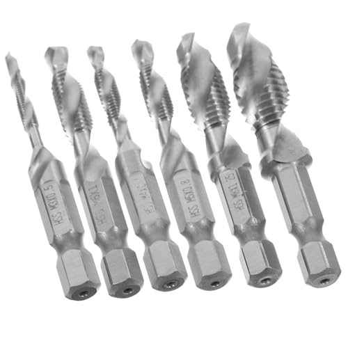 Tofficu Teiliges Hochgeschwindigkeitsstahl Spiralbohrer Vielseitige Serrated Grooving Bits Multifunktional für Bohren Gewindeschneiden und Entgraten Robust und Präzise für Tofficu Teiliges Hochgeschwindigkeitsstahl Spiralbohrer Vielseitige Serrated Grooving Bits Multifunktional für Bohren Gewindeschneiden und Entgraten Robust und Präzise für von Tofficu