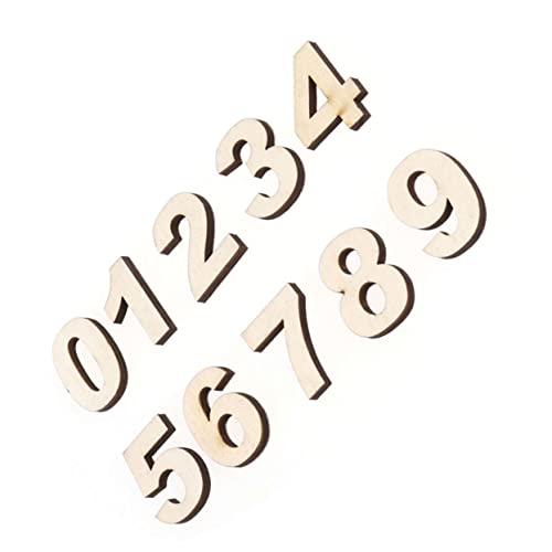 Tofficu Teiliges Holz Zahlen Deko Selbstklebend Bastelset Fotorequisite für Wand Tür Party Dekoration Tofficu Teiliges Holz Zahlen Deko Selbstklebend Bastelset Fotorequisite für Wand Tür Party Dekoration von Tofficu