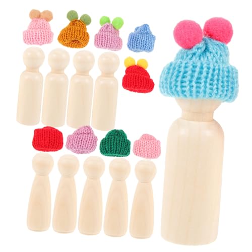 Tofficu Teiliges Naturbelassene Holzfiguren mit Zufälligen Hüten DIY Bemalbare Holzpuppen für Kreative Bastelspielzeuge Feinmotorik und Fantasie Zufällige Farbe Zufällige Farbe Tofficu Teiliges Naturbelassene Holzfiguren mit Zufälligen Hüten DIY Bemalbare Holzpuppen für Kreative Bastelspielzeuge Feinmotorik und Fantasie Zufällige Farbe Zufällige Farbe von Tofficu