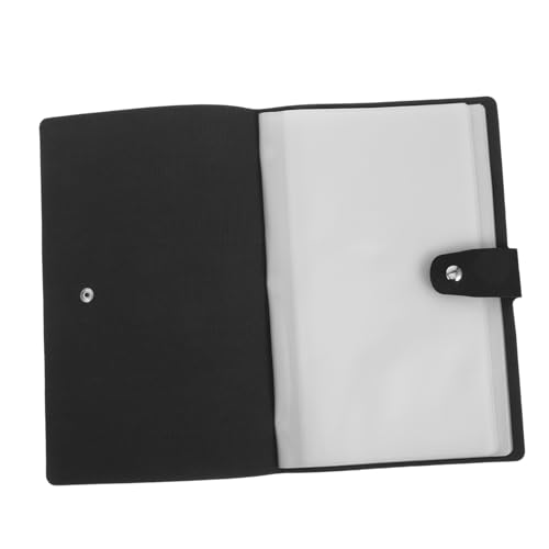 Tofficu Teiliges Schwarzes PU Rechnungsalbum Wasserfestes Reißfestes Dokumenten Organizer Buch für Bürobedarf Seitiges Invoice Album zur Aufbewahrung von Quittungen Rechnungen Karten und Tofficu Teiliges Schwarzes PU Rechnungsalbum Wasserfestes Reißfestes Dokumenten Organizer Buch für Bürobedarf Seitiges Invoice Album zur Aufbewahrung von Quittungen Rechnungen Karten und von Tofficu
