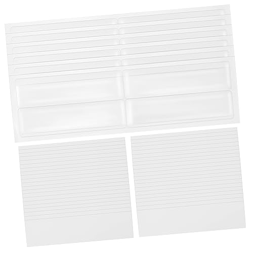 Tofficu Teiliges Selbstklebende Transparente Etikettentaschen mit Beschriftbaren Papier Einlegern Universelle Aufbewahrungslösung für Regale Aktenordner und Organisation im Büro oder Tofficu Teiliges Selbstklebende Transparente Etikettentaschen mit Beschriftbaren Papier Einlegern Universelle Aufbewahrungslösung für Regale Aktenordner und Organisation im Büro oder von Tofficu