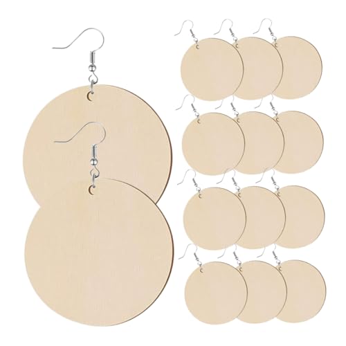 Tofficu Teiliges Set Holz Ohrring Anhänger mit Ohrhaken und Ringen Natürliche Holz Ohrring Blanks zum Kreativen DIY Schmuckbasteln Rustikale Vielseitige Ohrschmuck Charms für Tofficu Teiliges Set Holz Ohrring Anhänger mit Ohrhaken und Ringen Natürliche Holz Ohrring Blanks zum Kreativen DIY Schmuckbasteln Rustikale Vielseitige Ohrschmuck Charms für von Tofficu