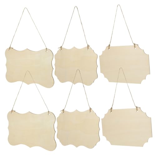 Tofficu Teiliges Unvollendete Holzschilder mit Juteseil Blanke Hängende Holzplatten für DIY beschriftung Malerei und Basteldekoration Geeignet für Zuhause Hochzeit Garten Tofficu Teiliges Unvollendete Holzschilder mit Juteseil Blanke Hängende Holzplatten für DIY beschriftung Malerei und Basteldekoration Geeignet für Zuhause Hochzeit Garten von Tofficu