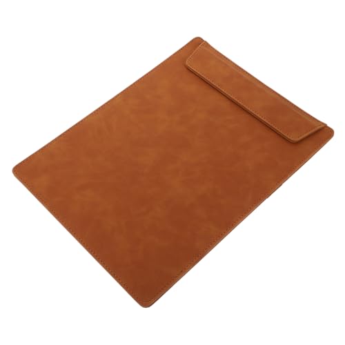 Tofficu Tragbares Clipboard aus Leder Dickes Schreibbrett mit Flexibler Oberfläche Schreibunterlage für Büro und Konferenz Stabile Dokumentenmappe für Mitarbeiter und Manager Braun Tofficu Tragbares Clipboard aus Leder Dickes Schreibbrett mit Flexibler Oberfläche Schreibunterlage für Büro und Konferenz Stabile Dokumentenmappe für Mitarbeiter und Manager Braun von Tofficu