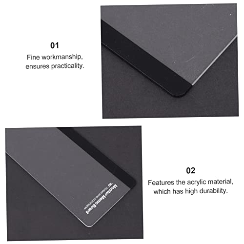 Tofficu Transparente Acryl Memo Board für Computer Bildschirme Selbstklebendes Office Zubehör Leichtes und Schlankes Monitor Notizbrett Ersatz Display für Pc und Laptop Einfache Anbringung von Tofficu