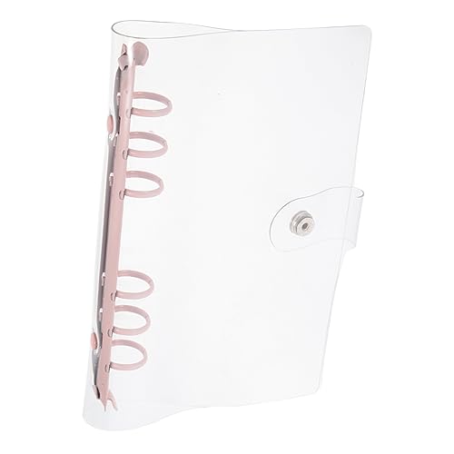 Tofficu Transparente Loseblattkassette Hülse Binder Notebook nachfüllbares notizbuch wiederverwendbar X klebegewichte mini briefumschläge Dokumentordner-Organizer 6 Ringbücher PVC Rosa Tofficu Transparente Loseblattkassette Hülse Binder Notebook nachfüllbares notizbuch wiederverwendbar X klebegewichte mini briefumschläge Dokumentordner-Organizer 6 Ringbücher PVC Rosa von Tofficu