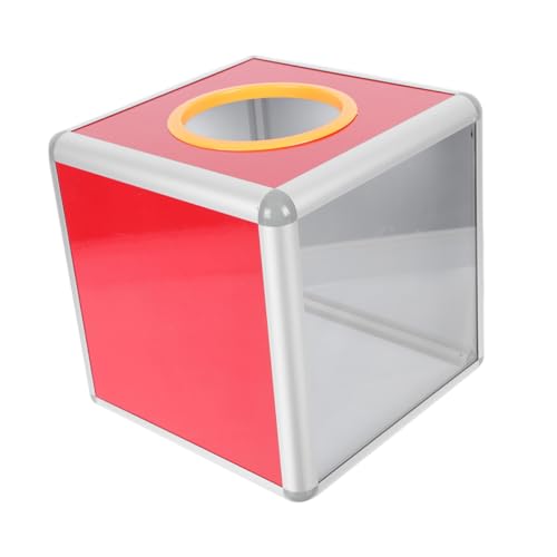 Tofficu Transparente Multifunktionale Raffle Box Spenden und Vorschlagsbox für Veranstaltungen Jahresfeiern und Dekorative und Praktische Würfelbox von Tofficu