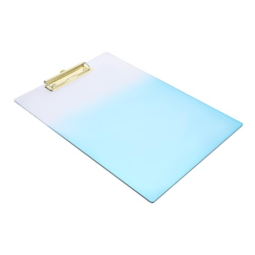 Tofficu Transparentes Klemmbrett Schreibbrett mit Farbverlauf Stabiles Clipboard für Dokumentenablage und Schreiben Multifunktionales Tragbares Schreibbrett für Studenten und Bürogebrauch Tofficu Transparentes Klemmbrett Schreibbrett mit Farbverlauf Stabiles Clipboard für Dokumentenablage und Schreiben Multifunktionales Tragbares Schreibbrett für Studenten und Bürogebrauch von Tofficu