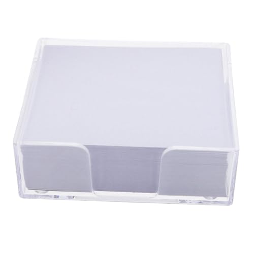 Tofficu Transparentes Memo Cube mit Weißen Quadratischen Notizzetteln Ziehmechanismus Vielseitig für Büro Schule Zuhause Organisierter Schreibtisch Praktische Notizen und Erinnerungen Tofficu Transparentes Memo Cube mit Weißen Quadratischen Notizzetteln Ziehmechanismus Vielseitig für Büro Schule Zuhause Organisierter Schreibtisch Praktische Notizen und Erinnerungen von Tofficu