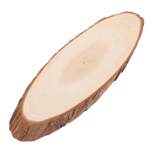 Tofficu Türschild Aus Holzspänen Kleiner Beistelltisch Runden Girlanddekoration Tischläufer Anzeige Schnitzen Pappkreise Leerer Mittelstückausschnitt Fallen Stiele Ende Hölzern Coffee von Tofficu