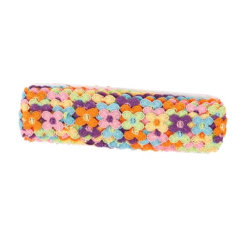 Tofficu Umweltfreundliches Buntes Polyester Wasserlösliches Spitzenband mit Kleeblatt Dekorative Spitzenbordüre für Diy Kleidung Basteln und Partydekoration Tofficu Umweltfreundliches Buntes Polyester Wasserlösliches Spitzenband mit Kleeblatt Dekorative Spitzenbordüre für Diy Kleidung Basteln und Partydekoration von Tofficu