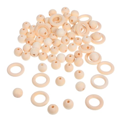 Tofficu Unbehandelte Holzperlen Set mit Runden Holz Abstandshaltern und Makramee Ringen Natürliche DIY Holzperlen für Armband Kranz und Schmuckherstellung Vielseitig und Einfach zu Tofficu Unbehandelte Holzperlen Set mit Runden Holz Abstandshaltern und Makramee Ringen Natürliche DIY Holzperlen für Armband Kranz und Schmuckherstellung Vielseitig und Einfach zu von Tofficu