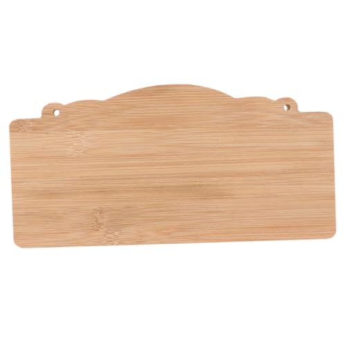 Tofficu Unfertiges Holzschild zum Bemalen Stabiles DIY Hanging Plaque mit Zwei Löchern Blankes Store Plaque für Garten Tür Raum Dekoration Nachhaltiges Bastelbrett für Kreative von Tofficu