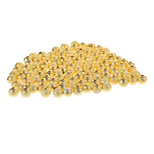 Tofficu 100stücke Diy Perlen Für Junge Mädchen Bastelperlen Für Schmuckherstellung Und Kreative Projekte Goldene Und Silberne Runde Abstandshalter von Tofficu