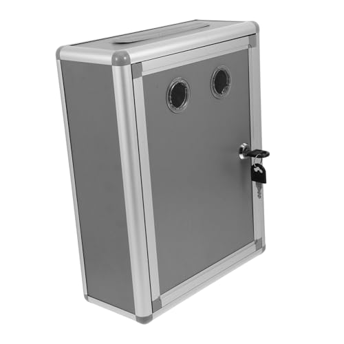 Tofficu Vielseitige Wandbriefkasten Vorschlagsbox mit Schlitz für Post und Beschwerden Abschließbar Wetterfest Multifunktional als Spenden und Wahlbox für Büro und Zuhause Tofficu Vielseitige Wandbriefkasten Vorschlagsbox mit Schlitz für Post und Beschwerden Abschließbar Wetterfest Multifunktional als Spenden und Wahlbox für Büro und Zuhause von Tofficu