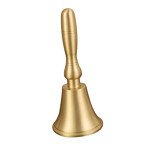 Tofficu Vintage Handglocke aus Kupfer mit Griff Leicht und Robust Klare Klangqualität Serviceglocke für Restaurant Bar Schule und Empfangsbereiche Praktisches Trainings und Signalgerät Tofficu Vintage Handglocke aus Kupfer mit Griff Leicht und Robust Klare Klangqualität Serviceglocke für Restaurant Bar Schule und Empfangsbereiche Praktisches Trainings und Signalgerät von Tofficu