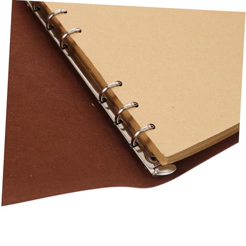 Tofficu Vintage Notizbuch mit Pu leder Einband Langlebiges Leichtes Reiseplaner Schreibheft für Outdoor Flexibles Tagesplaner Journal für Tagebuch Skizzen und Kreative Notizen von Tofficu