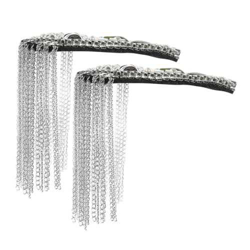 Tofficu Vintage Schulterepauletten mit Metallfransen Geflochtene Quasten Faderesistente Schulterpads für Anzüge Britische Retro Schulterverzierung mit Drehbaren Ketten Geeignet für Tofficu Vintage Schulterepauletten mit Metallfransen Geflochtene Quasten Faderesistente Schulterpads für Anzüge Britische Retro Schulterverzierung mit Drehbaren Ketten Geeignet für von Tofficu