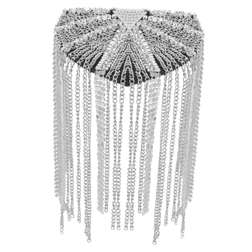 Tofficu Vintage Schulterklappen Epaulette mit Quasten und Strasssteinen Modische Metall Schulterdeko für Damen Vielseitiges Langlebiges Accessoire für Anzug Uniform und Festliche Outfits Tofficu Vintage Schulterklappen Epaulette mit Quasten und Strasssteinen Modische Metall Schulterdeko für Damen Vielseitiges Langlebiges Accessoire für Anzug Uniform und Festliche Outfits von Tofficu