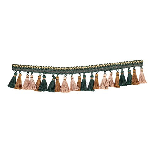 Tofficu Vorhang Fransen Trim Quaste Gurtband für DIY Dekoration Kreativer Stoffbesatz Militärgrün für Vorhänge Sofakissen Kunsthandwerk und Mehr Leicht Tofficu Vorhang Fransen Trim Quaste Gurtband für DIY Dekoration Kreativer Stoffbesatz Militärgrün für Vorhänge Sofakissen Kunsthandwerk und Mehr Leicht von Tofficu