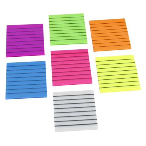 Tofficu Wasserfeste Halbtransparente Memo Pads mit kariertem Block Selbstklebende Notizzettel für Büro Schule Haushalt Vielseitige Schreibblöcke in Farben Tofficu Wasserfeste Halbtransparente Memo Pads mit kariertem Block Selbstklebende Notizzettel für Büro Schule Haushalt Vielseitige Schreibblöcke in Farben von Tofficu