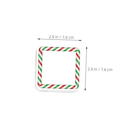 Tofficu Weihnachtliche Haftnotizen Teilig mit Süßen Candy Motiven Selbstklebend Kreative Weihnachts Memo Pads für Büro Schule Zuhause und Festliche Planung von Tofficu