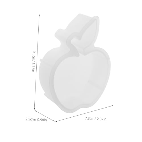 Tofficu Weihnachtliche Silikonform Apfel für Resin Deko DIY Epoxidharz Gießform Wiederverwendbar Detailreich Einfach Entformbar Festliche Bastelidee für Weihnachts Neujahrsdeko von Tofficu