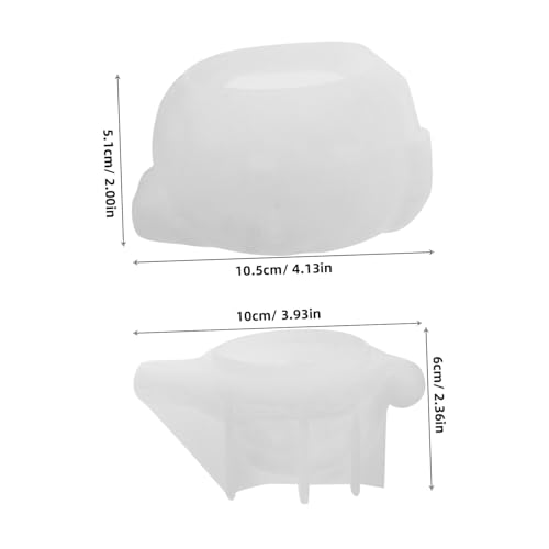 Tofficu Weihnachtlicher Schneemann-silikonform für Epoxidharz Gießerei mit Deckel Langlebige Aufbewahrungsbox-mold Einfach zu Entformen Multifunktional für Schmuck Süßigkeiten und von Tofficu