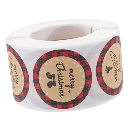 Tofficu Weihnachts Geschenkversiegelungsaufkleber Selbstklebende Runde Kraftpapier Etiketten Umweltfreundlich zum Verschließen von und Süßigkeitenbeuteln Festliche Weihnachtsmotive Tofficu Weihnachts Geschenkversiegelungsaufkleber Selbstklebende Runde Kraftpapier Etiketten Umweltfreundlich zum Verschließen von und Süßigkeitenbeuteln Festliche Weihnachtsmotive von Tofficu