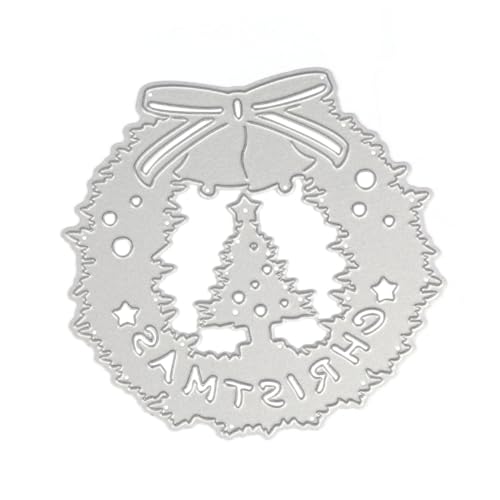 Tofficu Weihnachtskranz Stanzform Weihnachts Stanzformen Weihnachts Stanzschablone Herstellung Von Stanzungen Für Album Dekoration Weihnachts Stanzform Bastel Stanzformen von Tofficu