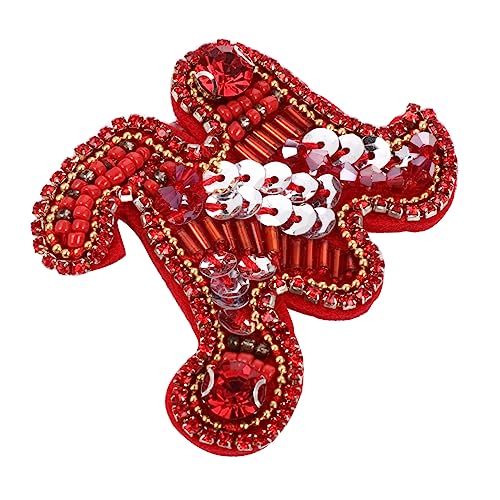 Tofficu Weihnachtsperlen Flicken für Jacken Dekorationen nähen Flecken Jackenflicken weihnachtskleidung weihnachtskleif Stickerei-Stoff-Patch Stoffpatch für Weihnachten Stoffaufkleber rot Tofficu Weihnachtsperlen Flicken für Jacken Dekorationen nähen Flecken Jackenflicken weihnachtskleidung weihnachtskleif Stickerei-Stoff-Patch Stoffpatch für Weihnachten Stoffaufkleber rot von Tofficu