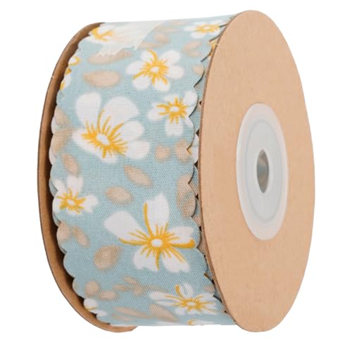 Tofficu Wellenkante Blumenmuster Geschenkband DIY Bastelband Robust Strapazierfähig für Geschenkverpackung Schleifen Party Dekoration Zubehör Tofficu Wellenkante Blumenmuster Geschenkband DIY Bastelband Robust Strapazierfähig für Geschenkverpackung Schleifen Party Dekoration Zubehör von Tofficu