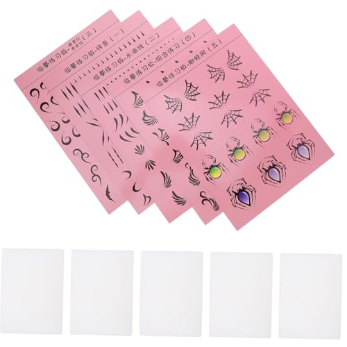Tofficu Wiederverwendbare Face Paint Stencils Robuste Leicht zu Reinigende Schablonen für Erwachsene Kreative Gesichtsmalerei Vorlagen für DIY Kunst Partys und Festivals Vielseitige Tattoo Tofficu Wiederverwendbare Face Paint Stencils Robuste Leicht zu Reinigende Schablonen für Erwachsene Kreative Gesichtsmalerei Vorlagen für DIY Kunst Partys und Festivals Vielseitige Tattoo von Tofficu