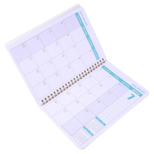 Tofficu Wochenplaner Spiralplaner mit Robustem Ringbuch Flexibles Tages Wochennotizbuch für Präzise Terminplanung Aufgaben Erfolge Langlebiges Papier für Büro Schule Reisen von Tofficu