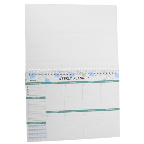 Tofficu Wöchentlicher Planer Notizblock Abreißbarer Organizer für To Do Listen und Termine Format für Effiziente Planung Leicht und Handlich Studium von Tofficu