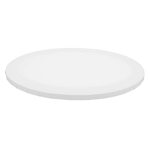 Tofficu Zeichenbrett Baumwolltuch Ovale Leinwände Zum Malen Großes Ovales Leinwandgemälde Grundiert Große Ovale Ovale Groß Ovale -kunsttafel Klein Für Stoff Weiß von Tofficu