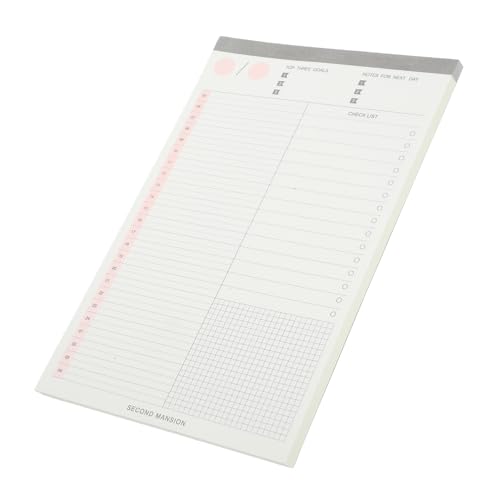 Tofficu Zeitplan Notizbuch Kompaktes Abreißbares Multifunktions Notizblock Praktischer Haushalts und Büroplaner für Termine To Do Listen für Reisen und Alltag von Tofficu