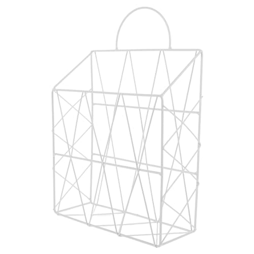 Tofficu Zeitungsständer aktenordner Aufbewahrungskorb bücherregal bürobedarf Aufbewahrungsbox Zeitschriftenständer an der Wand Papier wand buchhalter Buch-Organizer mit Griff Eisen Weiß Tofficu Zeitungsständer aktenordner Aufbewahrungskorb bücherregal bürobedarf Aufbewahrungsbox Zeitschriftenständer an der Wand Papier wand buchhalter Buch-Organizer mit Griff Eisen Weiß von Tofficu