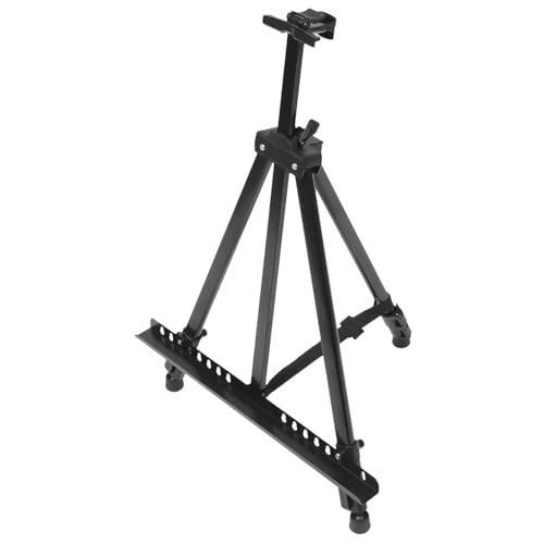 Tofficu Zusammenklappbare Staffelei tripod terassenliege messestand Staffeleiständer für Künstler faltbar zusammenklappbarer Ausstellungsstand verschleißfester Lackierständer Eisen Black Tofficu Zusammenklappbare Staffelei tripod terassenliege messestand Staffeleiständer für Künstler faltbar zusammenklappbarer Ausstellungsstand verschleißfester Lackierständer Eisen Black von Tofficu