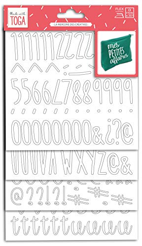 DRAEGER PARIS 1886 MEG620 156 Buchstaben und 82 Zahlen zum Aufbügeln – Flex weiß – Multi-Typos, non applicable DRAEGER PARIS 1886 MEG620 156 Buchstaben und 82 Zahlen zum Aufbügeln – Flex weiß – Multi-Typos, non applicable von Toga