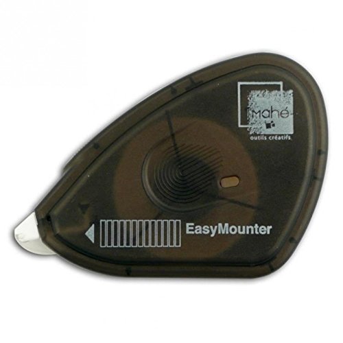Toga Mahé Abroller Klebeband auf Easy Mounter, selbstklebend, weiß, 9 x 16 x 2 cm Toga Mahé Abroller Klebeband auf Easy Mounter, selbstklebend, weiß, 9 x 16 x 2 cm von Toga