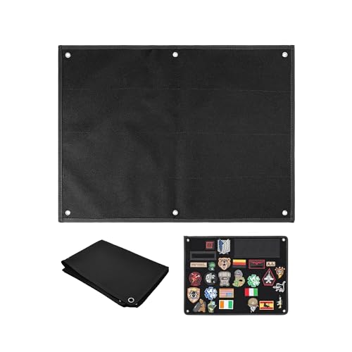 1 Stück Patches Klettwand-Klettmatte, Patch Display Platte Taktische Militär, Taktischer MilitäRischer Patch-Halter, Patch Holder Taktische Patch Display Tafel, für Aufkleber, Stempel, Abzeichen von TogtherKings